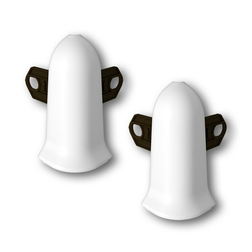 картинка Угол наружный (внешний) с крепежом для плинтуса 70мм "Идеал Классик", 218 Дуб европейский от магазина ТНП