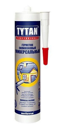 картинка TYTAN силикон универсальный (280 мл) серый (КНР) от магазина ТНП