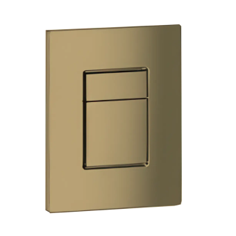 картинка brushed gold square flsuh button/Матово-золотая квадратная кнопка  KZGY001-G  от магазина ТНП