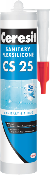картинка CERESIT CS25TP S.SIL.WHITE 280ML CEE4 от магазина ТНП