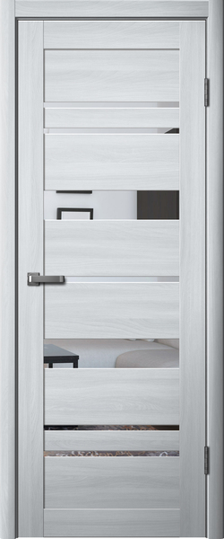 картинка Дверное полотно 283 700 ясень пепельный, зеркало от магазина ТНП