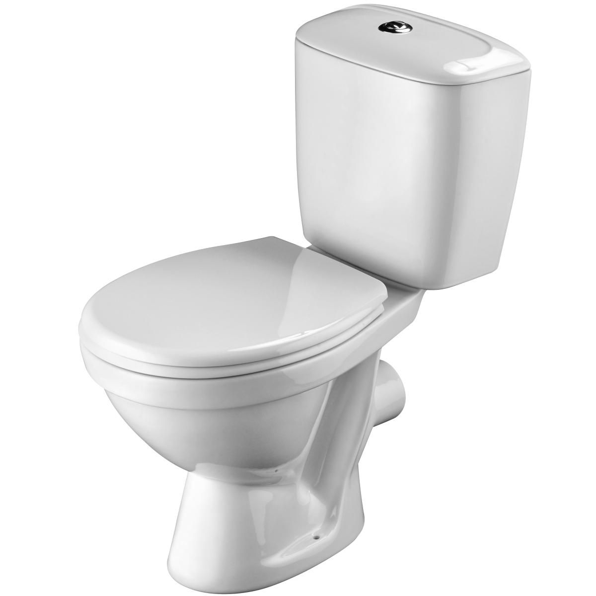 картинка Унитаз-компакт "Паллада" (эконом: 2-реж полипроп, метал крепеж) 1WH302371  от магазина ТНП