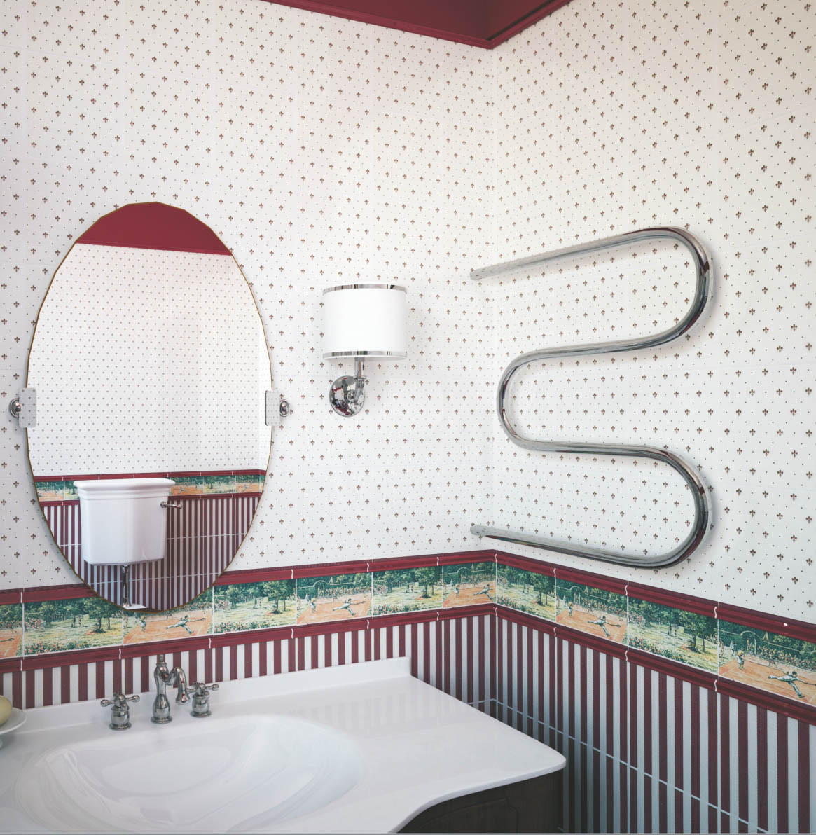 картинка Полотенцесушитель М-образный (25, 50/50) от магазина ТНП