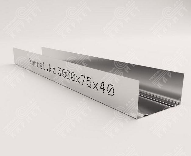 картинка Профиль оц под ГКЛ 75*40 3м 0,5 (12шт) от магазина ТНП