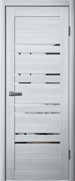 картинка Дверное полотно 282 900 ясень пепельный, зеркало от магазина ТНП