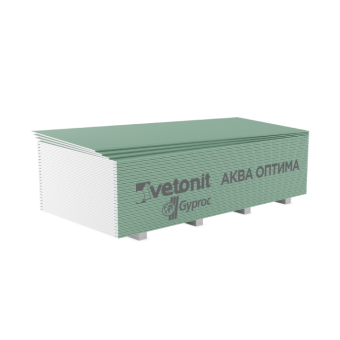 картинка Гипсокартон Vetonit Aqua Optima (GBM) 2500х1200х12.5 (влага) от магазина ТНП