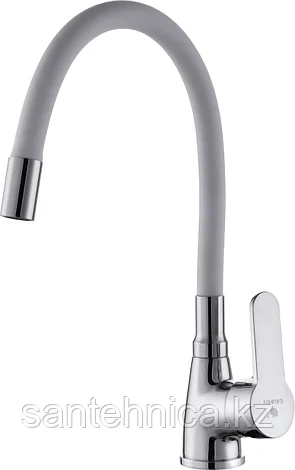 картинка СМЕСИТЕЛЬ ДЛЯ КУХНИ ГИБКИМ ИЗЛИВОМ CAL9929A82 хром от магазина ТНП