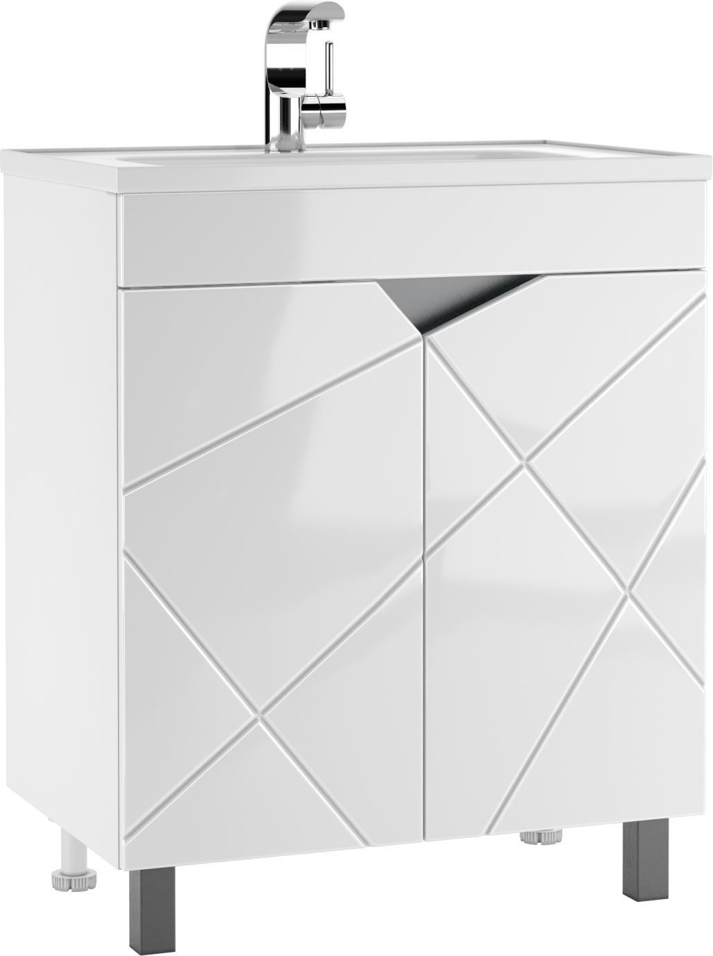 картинка Тумба под умывальник "Absolute 70" Vector без ящика Домино DV6608T от магазина ТНП