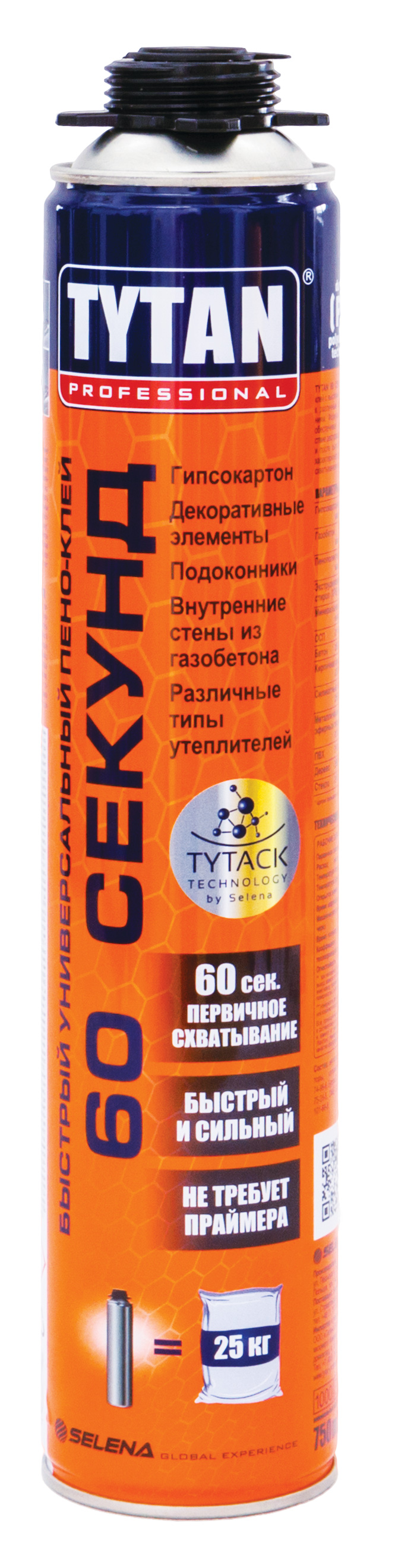 картинка Пена-клей TYTAN ПРОФ быстрый, универсальный, 60 сек, 750 мл от магазина ТНП
