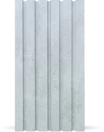 картинка Интерьерная декоративная панель П8 16х121х2800 мм Бетон Белый (ГП) от магазина ТНП