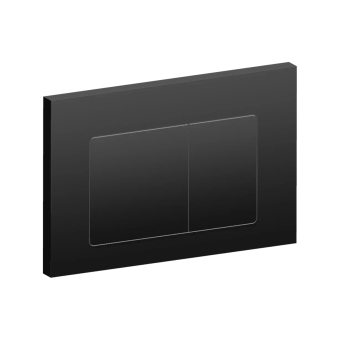 картинка Кнопка смыва черная матовая KZ008Q-B от магазина ТНП