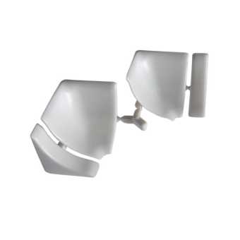 картинка Комплектующие для галтели с мягкими краями "Идеал" (набор из 4 эл. во флоупаке), 001 Белый от магазина ТНП