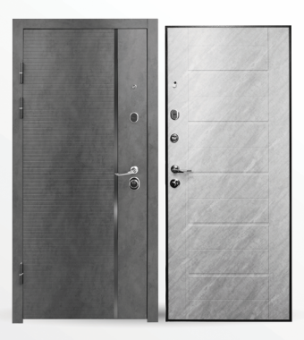 картинка Дверь мет. STRONG 801 Бетон 860*2050*80 L от магазина ТНП