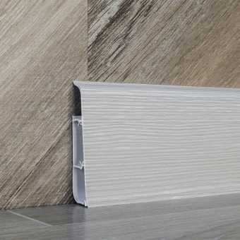 картинка Плинтус напольный 100мм 2,2м "Деконика", 255 Ясень бьянко от магазина ТНП