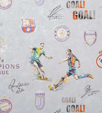 картинка Обои декор г.т. на флиз. основе арт.11330-04 Футбол, 10м*1,06м-НСЛС-RU-0004-Ц-00013-24-S, Произв от магазина ТНП