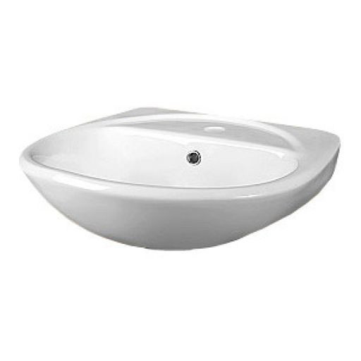 картинка Умывальник Santeri Соната с переливом белый от магазина ТНП