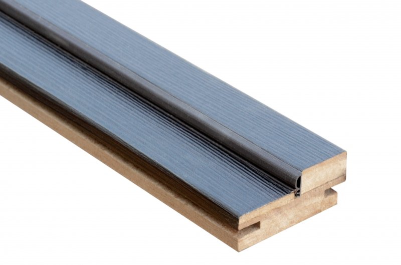 картинка Деталь короба ТЕЛЕСКОП с уплотнителем 26х70х2050 (3) ПВХ дуб мокко от магазина ТНП