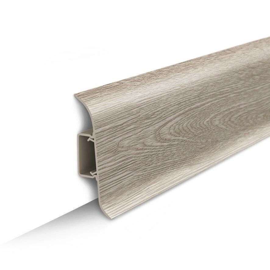 картинка Плинтус напольный с центральной планкой 55мм 2,2м "Идеал Классик", 415 Дуб палена   (40шт) от магазина ТНП