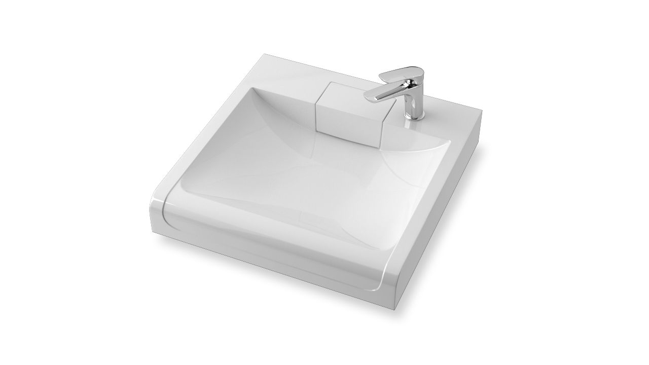 картинка Раковина Аврора V56D1 (сигн.бел.) Granit MARR MARRBAXX от магазина ТНП