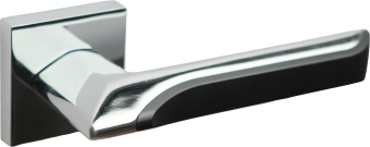 картинка Ручка дверная AM407 CP/MBK Strong от магазина ТНП