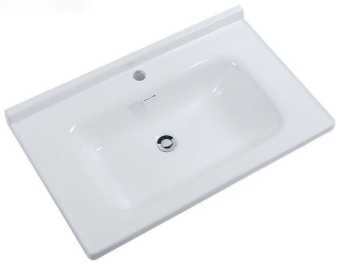 картинка Раковина накладная ORBITA 1170-60 белый 610*470*220 мм от магазина ТНП