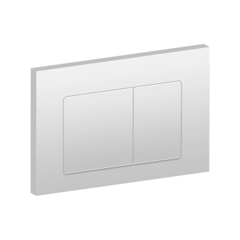 картинка Кнопка смыва белая глянцевая KZ008Q-W от магазина ТНП