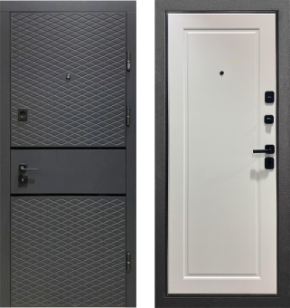 картинка Дверь мет. STRONG 1010 Белый 960*2050*90 L от магазина ТНП