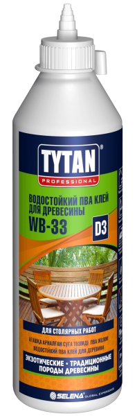 картинка Tytan Professional клей ПВА D3 водостойкий для дерева WВ-33 (200 мл) от магазина ТНП