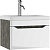 картинка Тумба подвесная под умывальник "UNIT 60" Ева с одним ящиком В1 Бетон Айсберг DA5905T от магазина ТНП