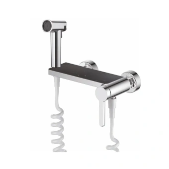 картинка СМЕСИТЕЛЬ С ГИГИЕНИЧЕСКИМ ДУШЕМ DA1504541 хром от магазина ТНП