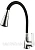 картинка СМЕСИТЕЛЬ ДЛЯ КУХНИ ГИБКИМ ИЗЛИВОМ CAL9929D82N хром+чёрный от магазина ТНП