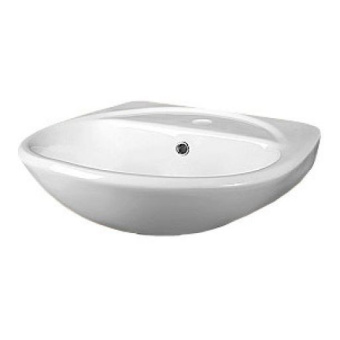 картинка Умывальник Santeri Соната с переливом белый от магазина ТНП